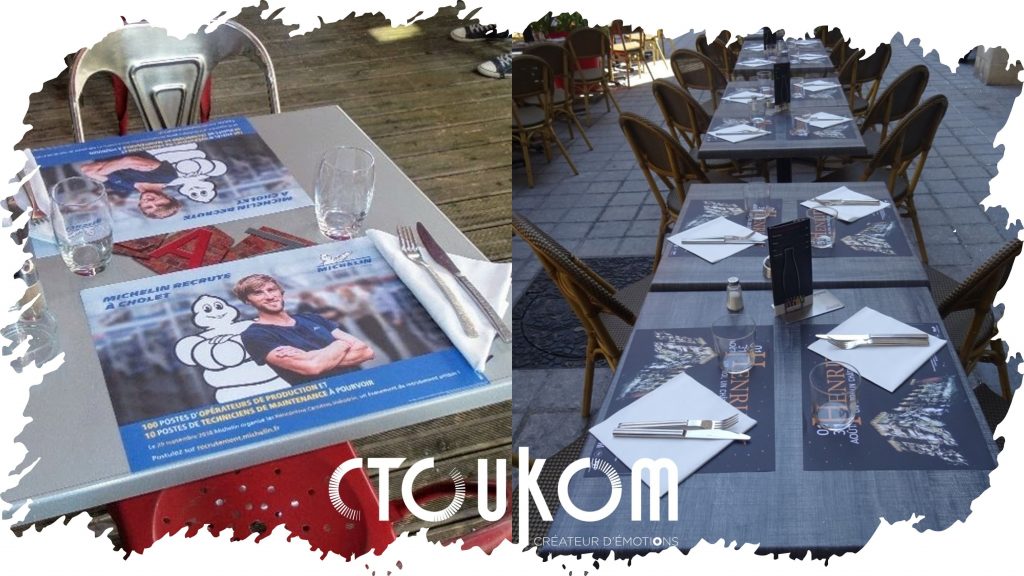 set de table publicitaire 3