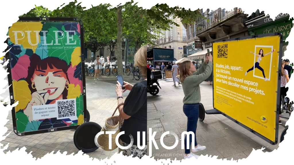 Vélo publicitaire - Cyclo'Com - QR Code